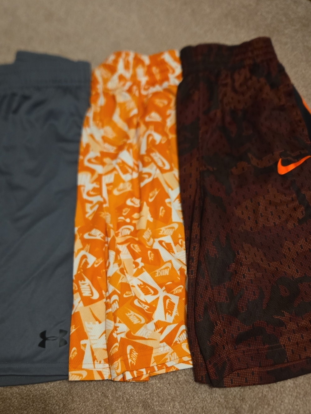 Nike & UA Shorts - YXL